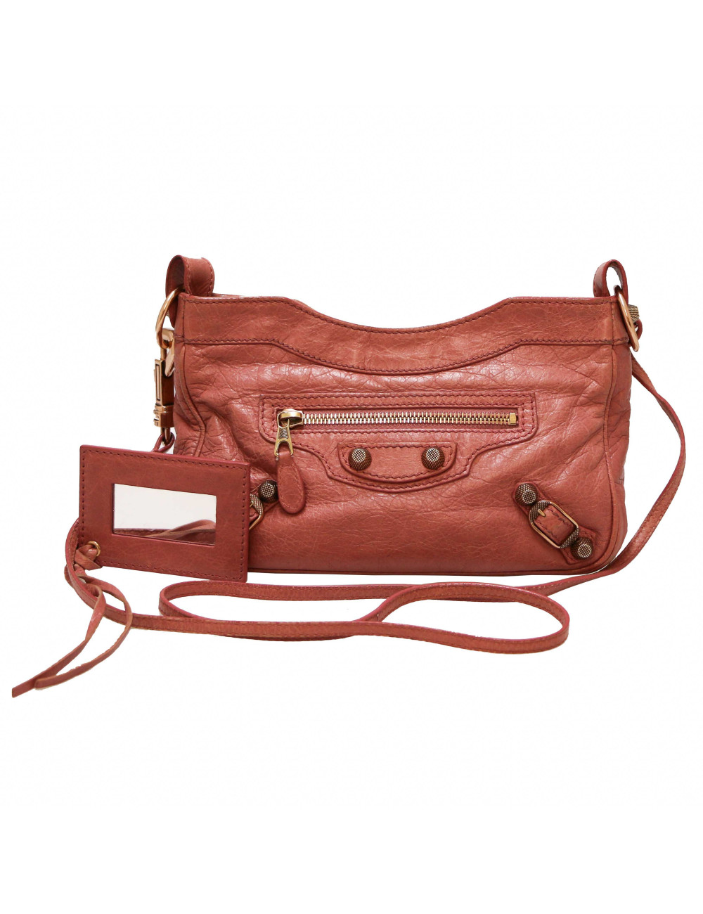 Sac Hip BALENCIAGA cuir rose