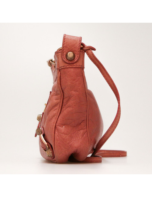 Sac Hip BALENCIAGA cuir rose