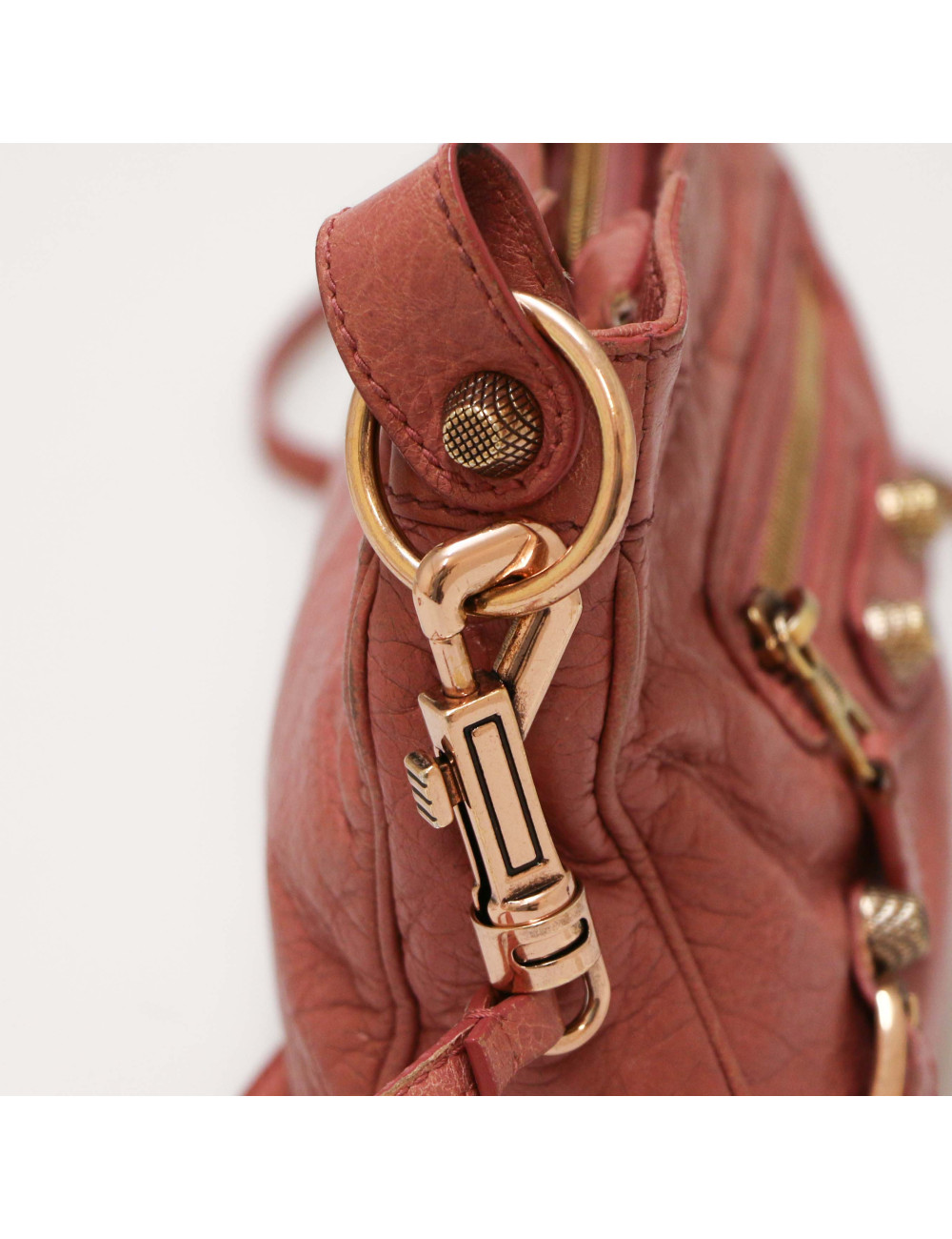 Sac Hip BALENCIAGA cuir rose