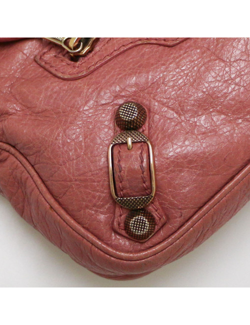 Sac Hip BALENCIAGA cuir rose