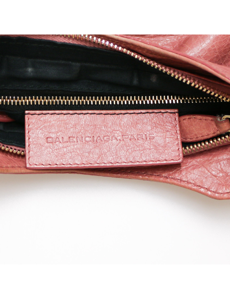 Sac Hip BALENCIAGA cuir rose