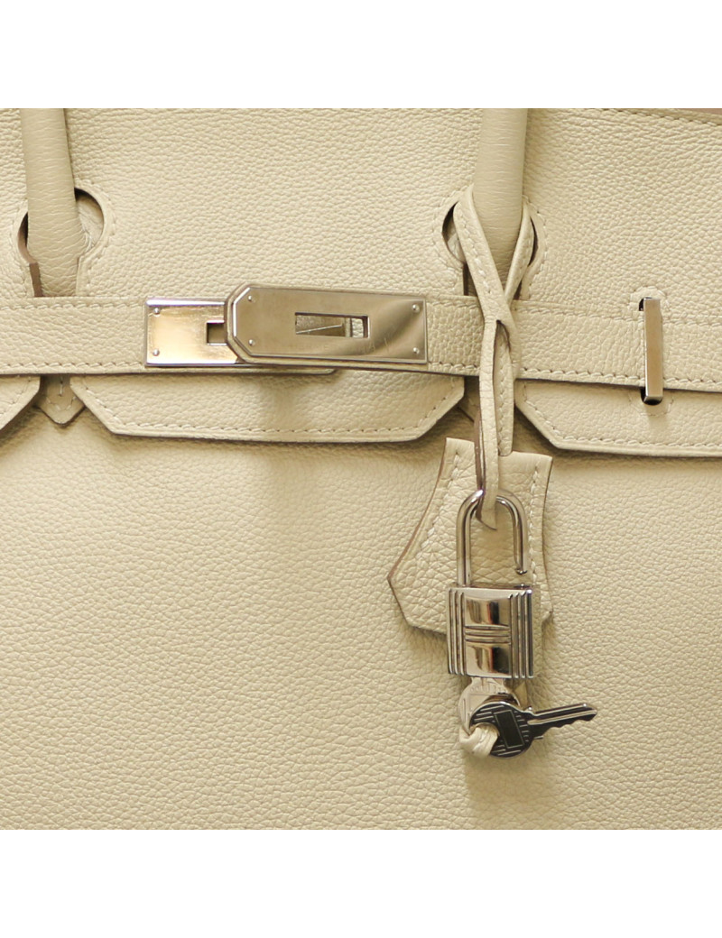 Birkin 30 hermes togo craie