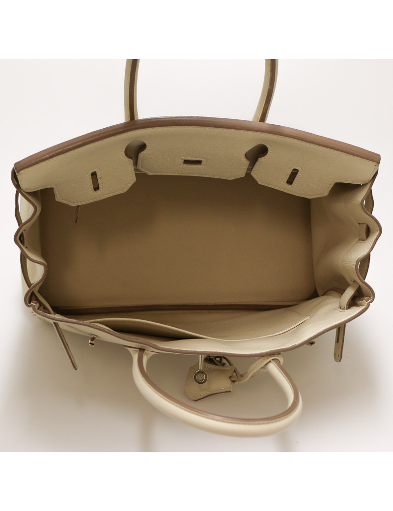 Birkin 30 hermes togo craie