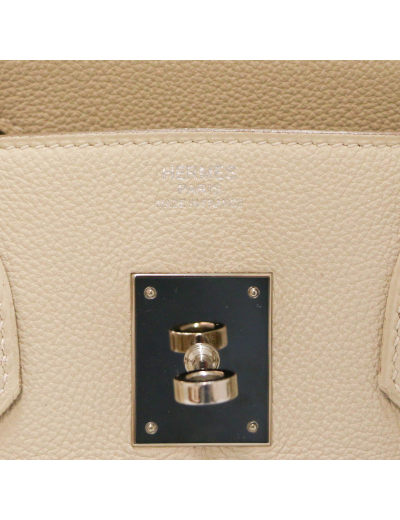 Birkin 30 hermes togo craie