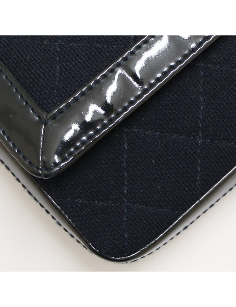 Sac Baguette CHANEL jersey noir