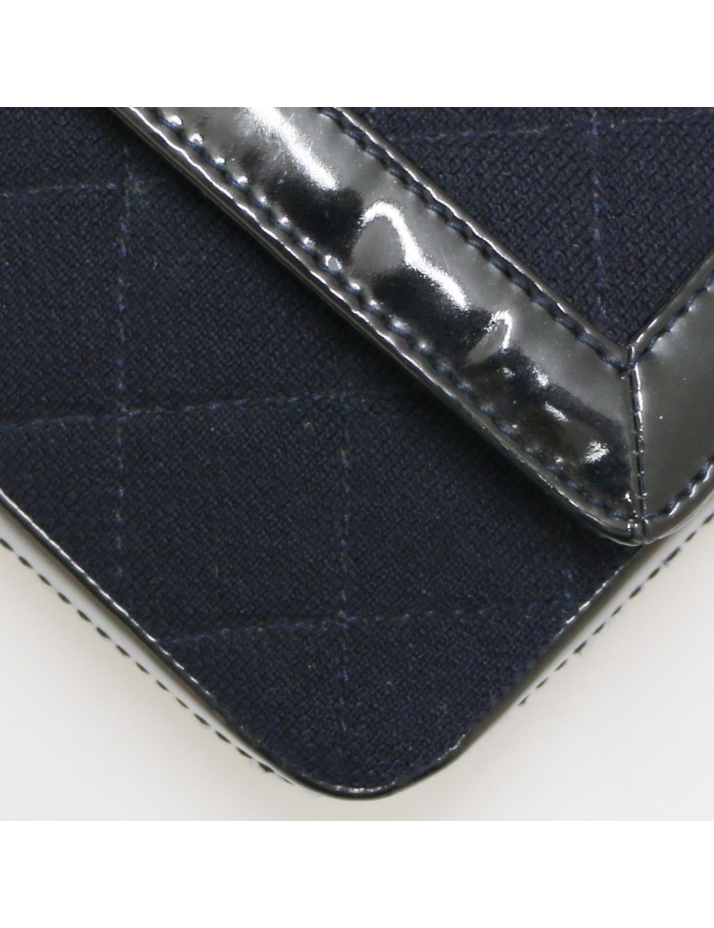 Sac Baguette CHANEL jersey noir