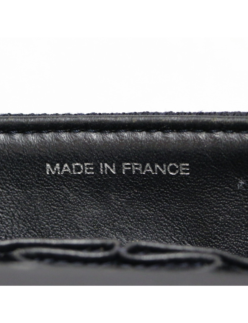 Sac Baguette CHANEL jersey noir