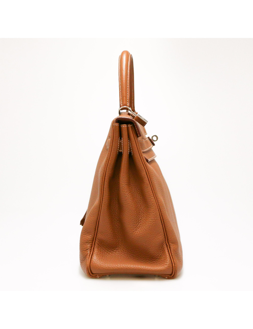 HERMES Kelly II 35 gold Togo leather