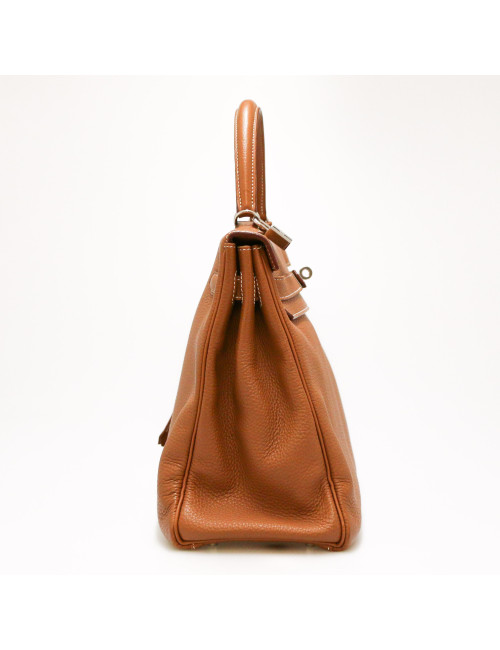 HERMES Kelly II 35 gold Togo leather