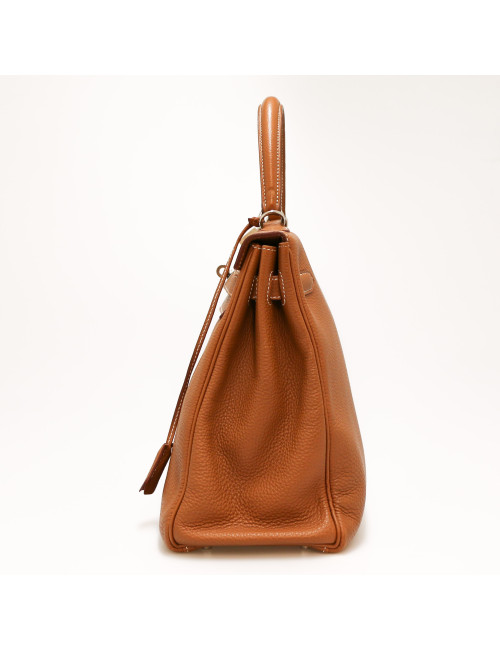 HERMES Kelly II 35 gold Togo leather