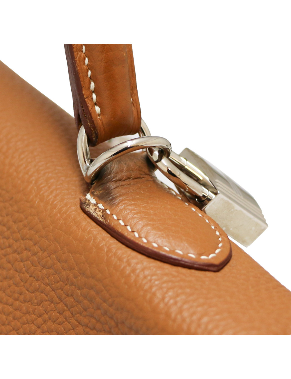 HERMES Kelly II 35 gold Togo leather