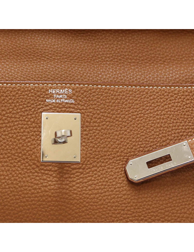HERMES Kelly II 35 gold Togo leather