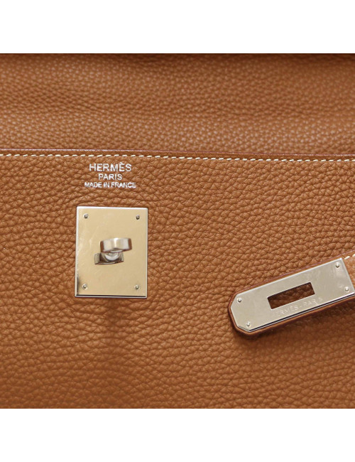 HERMES Kelly II 35 gold Togo leather