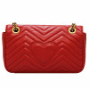 Sac GUCCI Marmont cuir rouge