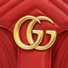 Sac GUCCI Marmont cuir rouge