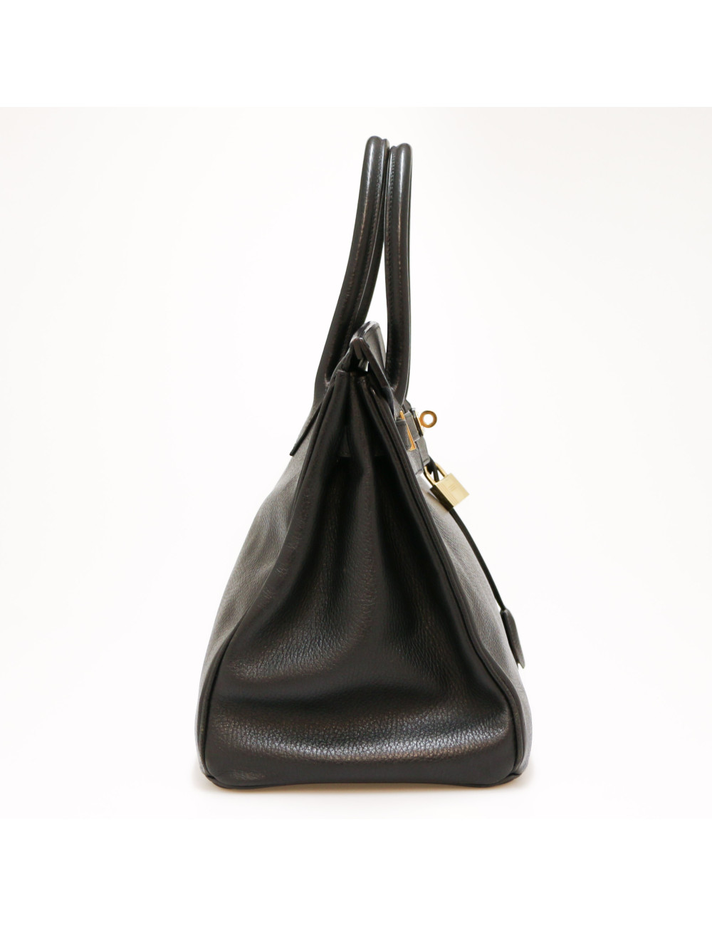 Birkin 35 noir HERMES vache ardennes