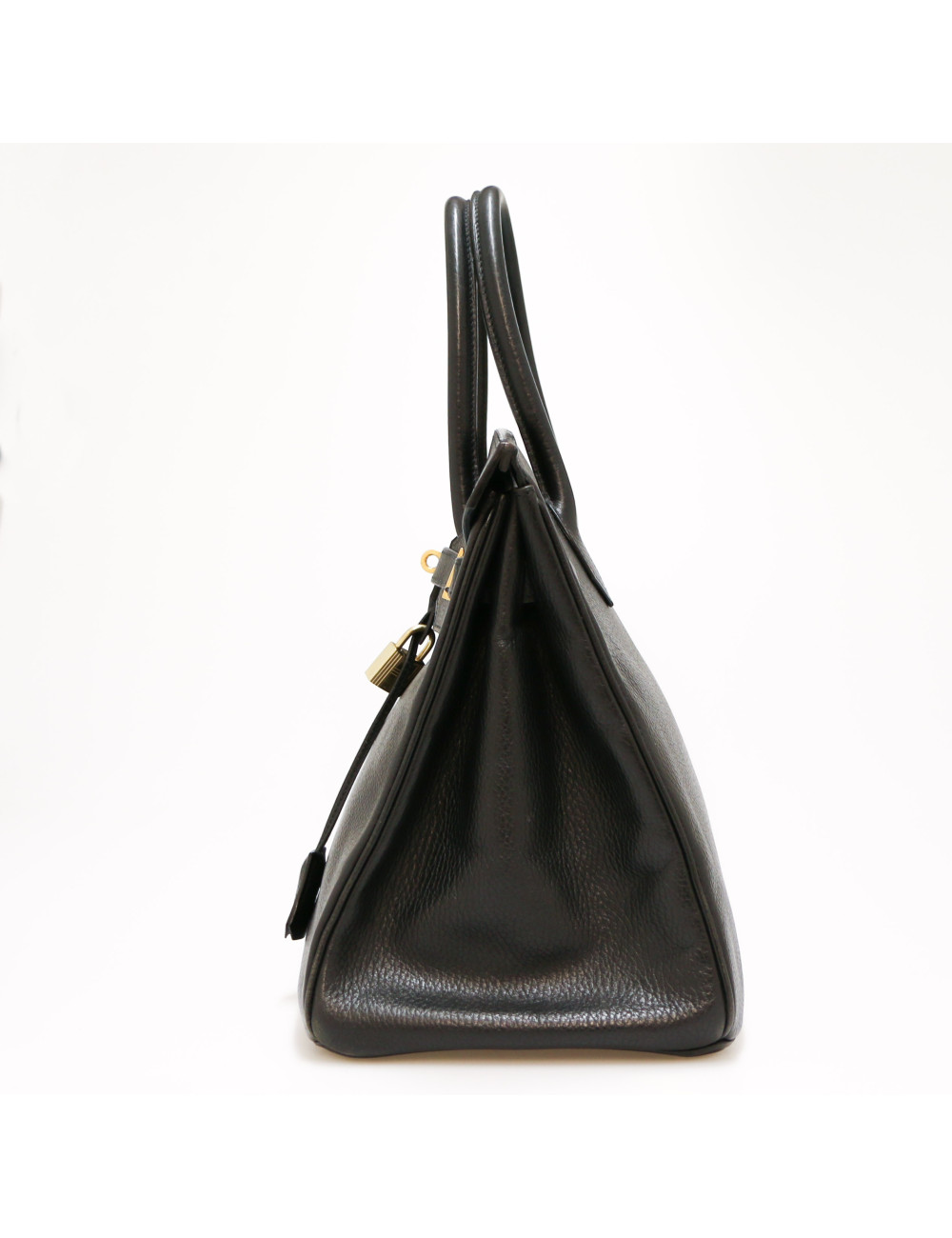 Birkin 35 noir HERMES vache ardennes