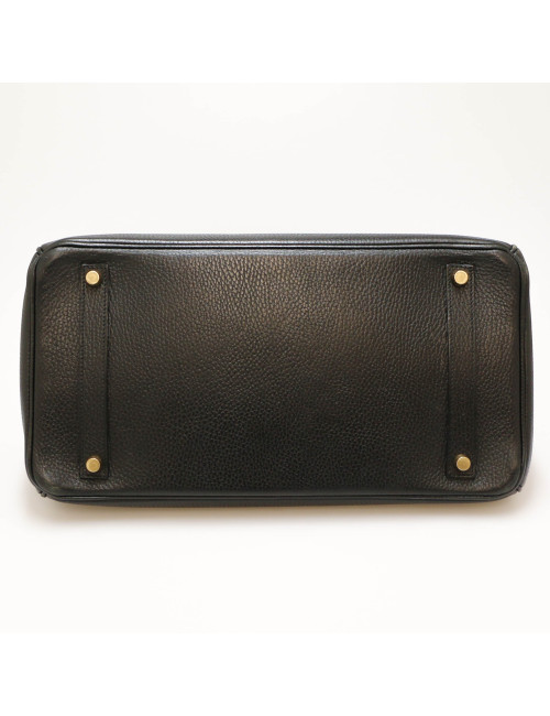 Birkin 35 noir HERMES vache ardennes