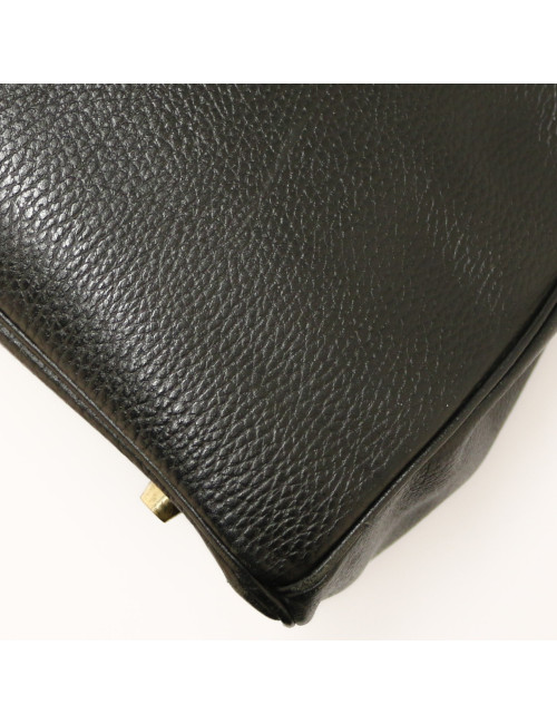 Birkin 35 noir HERMES vache ardennes