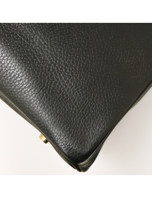 Birkin 35 noir HERMES vache ardennes