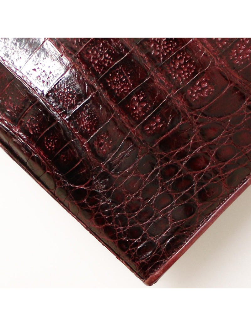 Sac CHANEL crocodile bordeaux