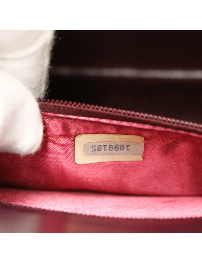 Sac CHANEL crocodile bordeaux