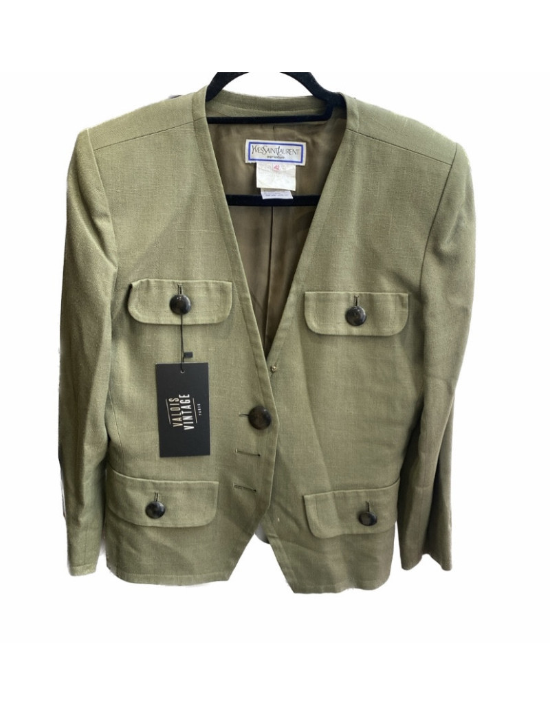 Veste T 42 YVES SAINTLAURENT lin 