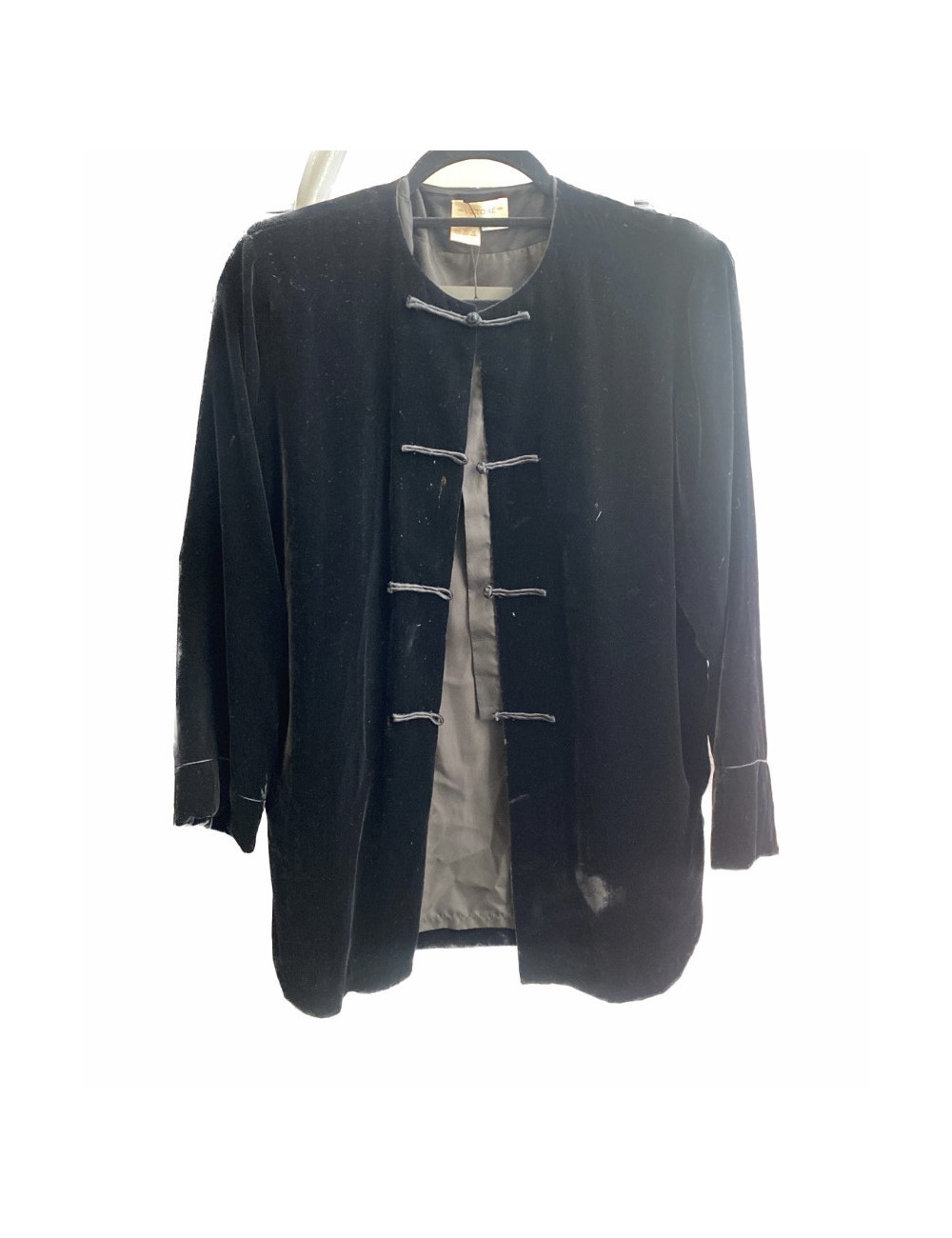 Veste VICTOIRE velours noir