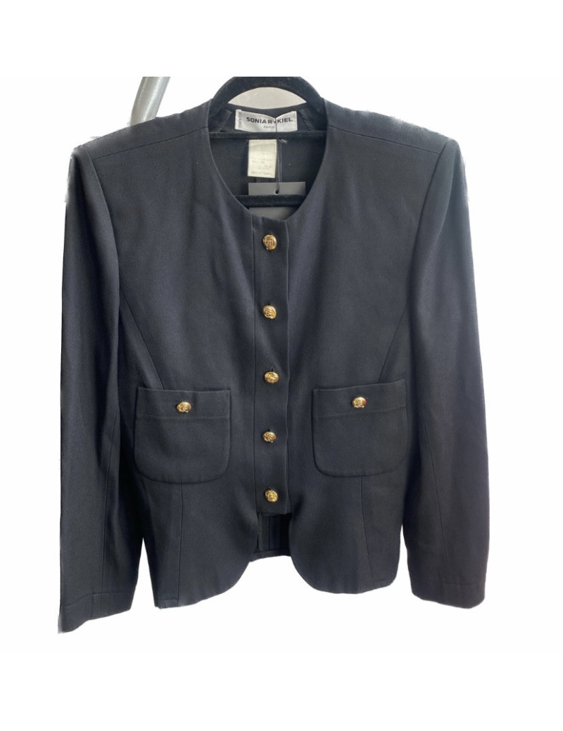 Veste SONIA RYKIEL noire vintage