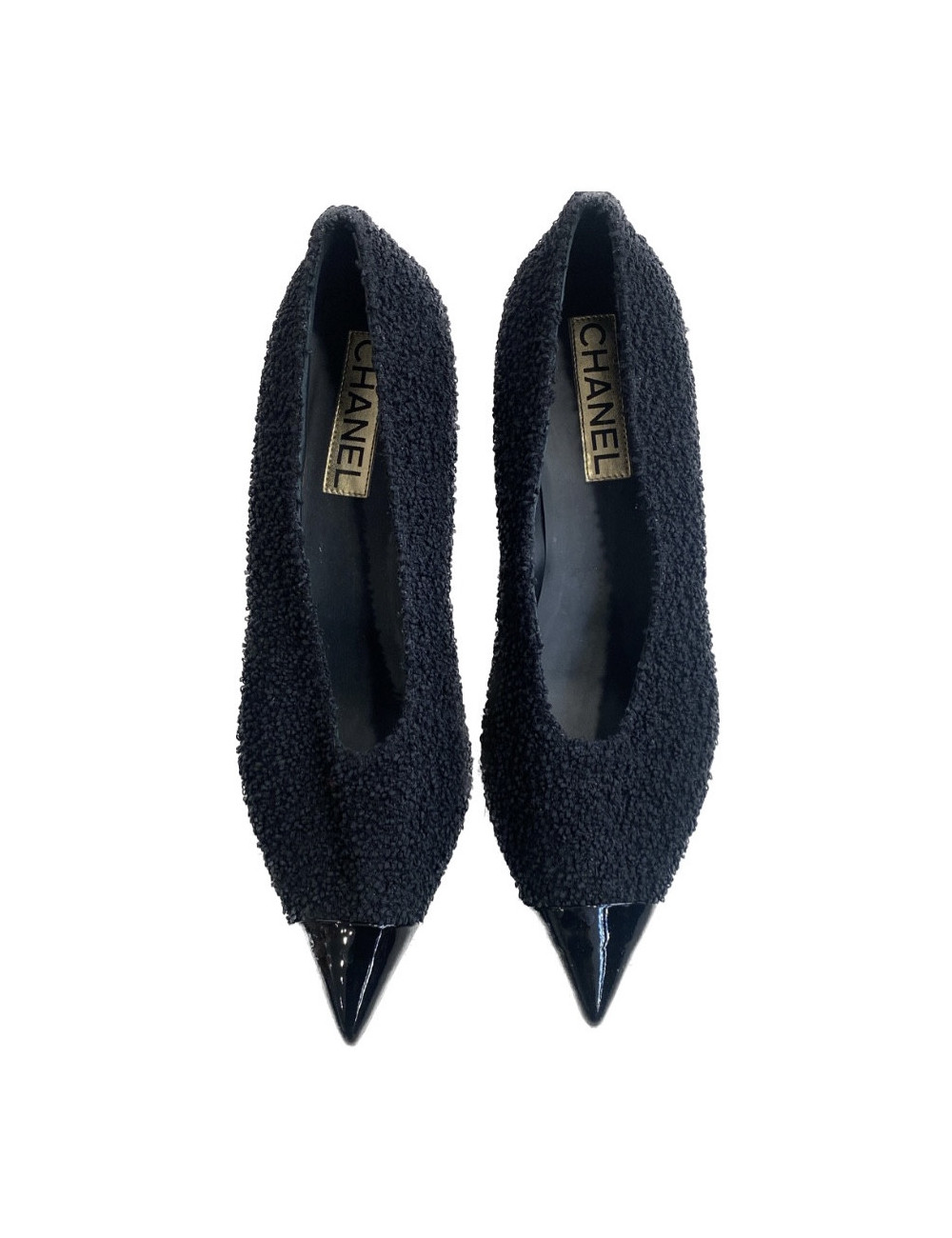 Escarpins T41,5 CHANEL noirs