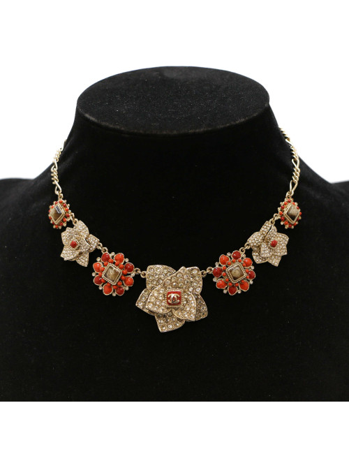 Collier CHANEL fleurs