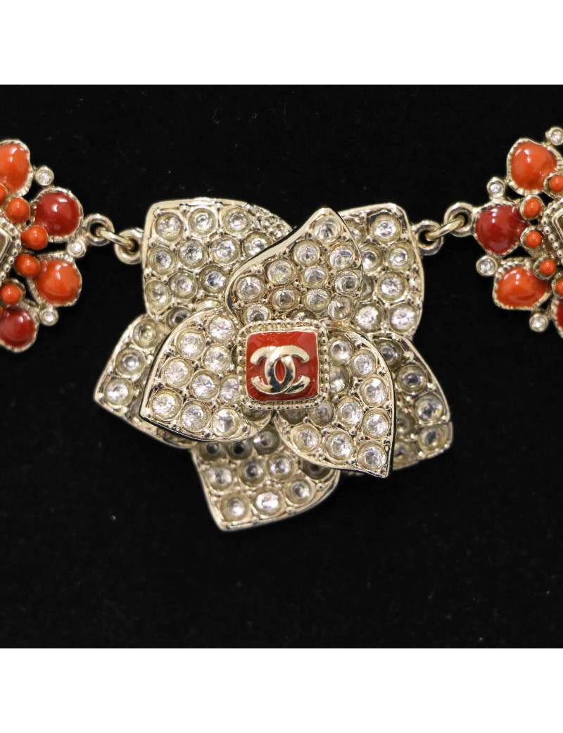 Collier CHANEL fleurs