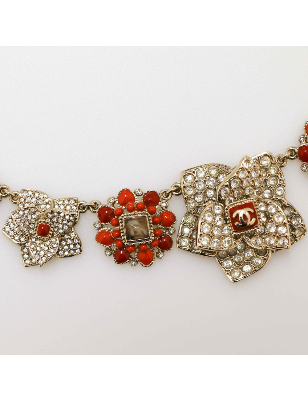 Collier CHANEL fleurs