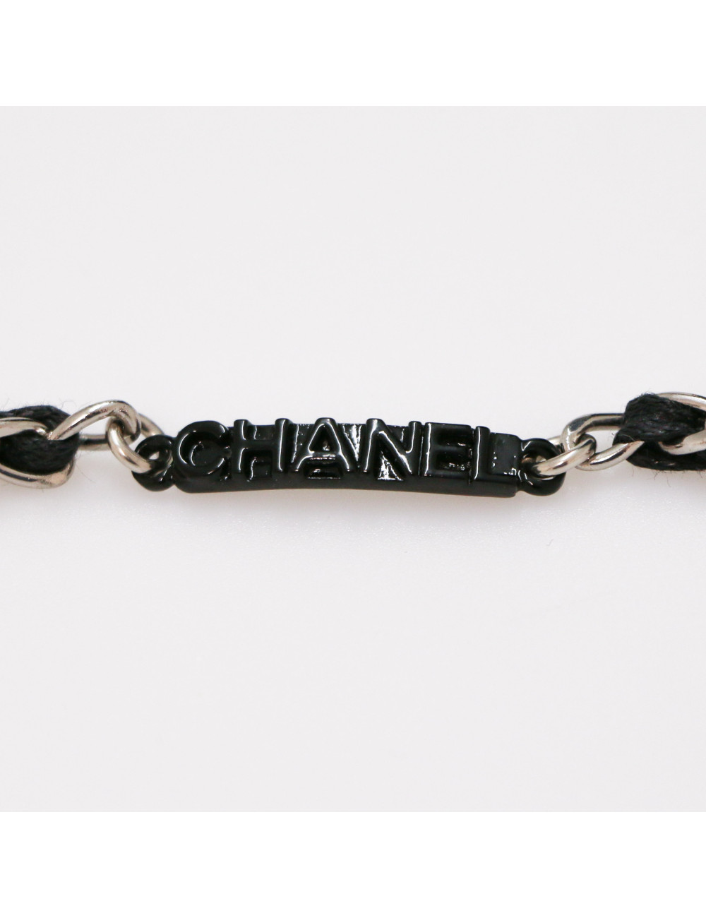 Collier CHANEL camélia noir