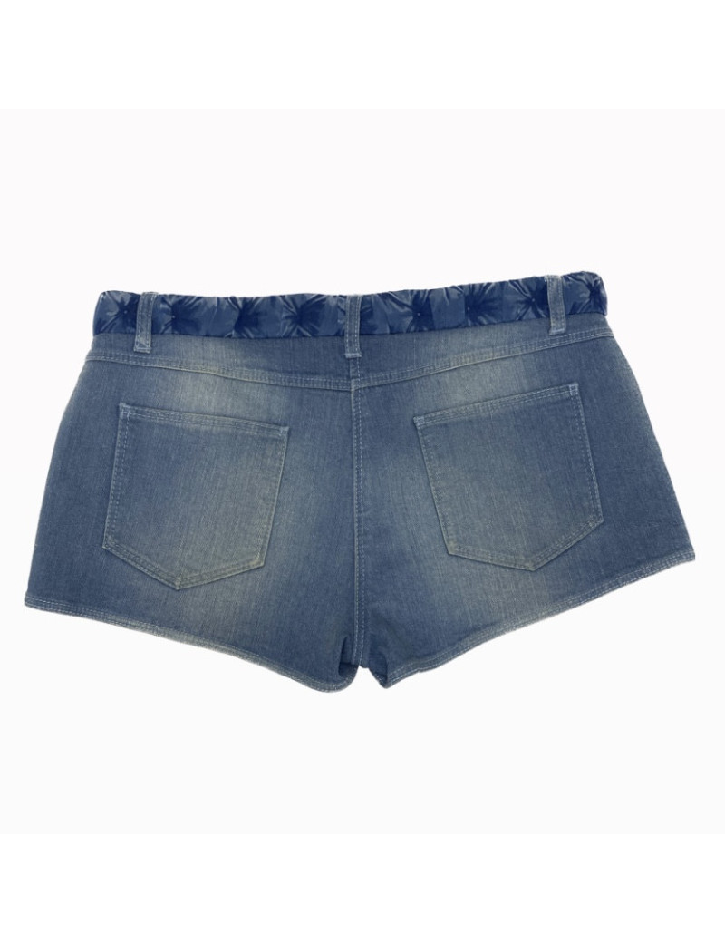 Short T 38 CHANEL denim bleu