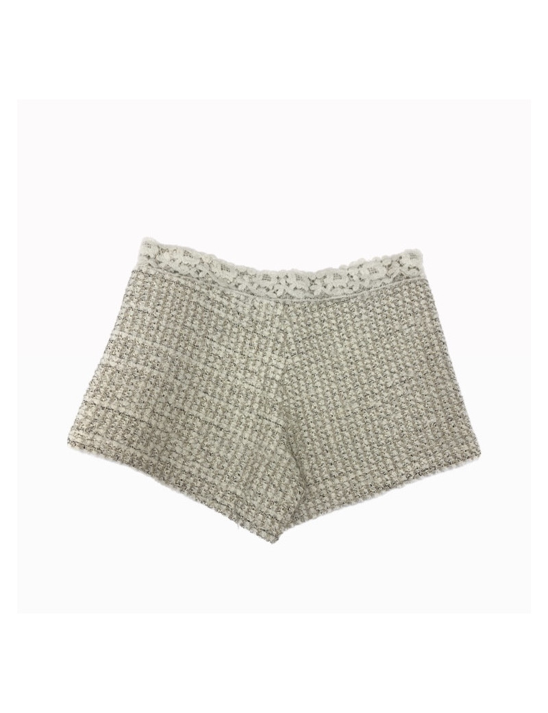 Short T 38 CHANEL Tweed beige