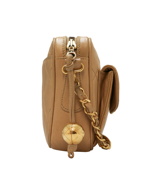 Sac Camera beige vintage CHANEL