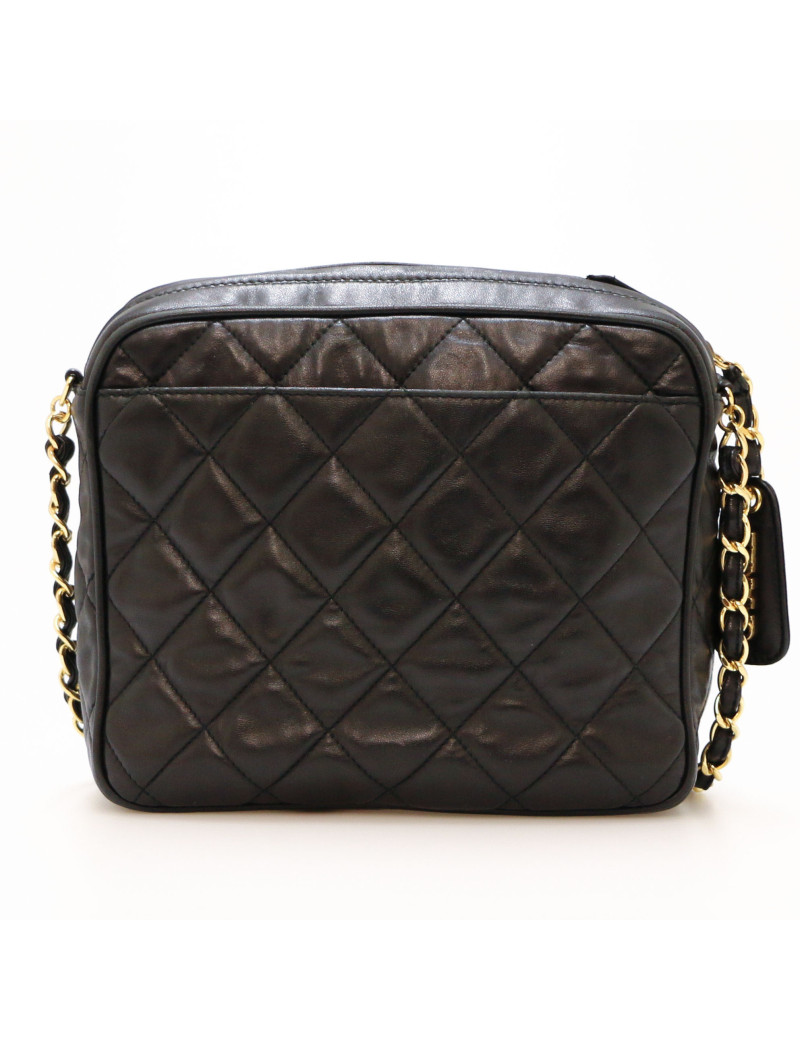 Sac Camera noir vintage CHANEL