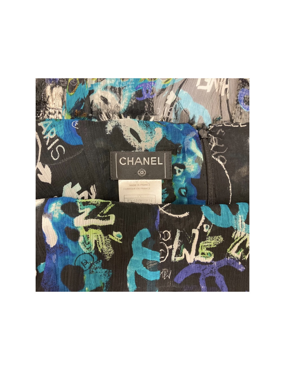 Robe T 42 CHANEL soie tweed