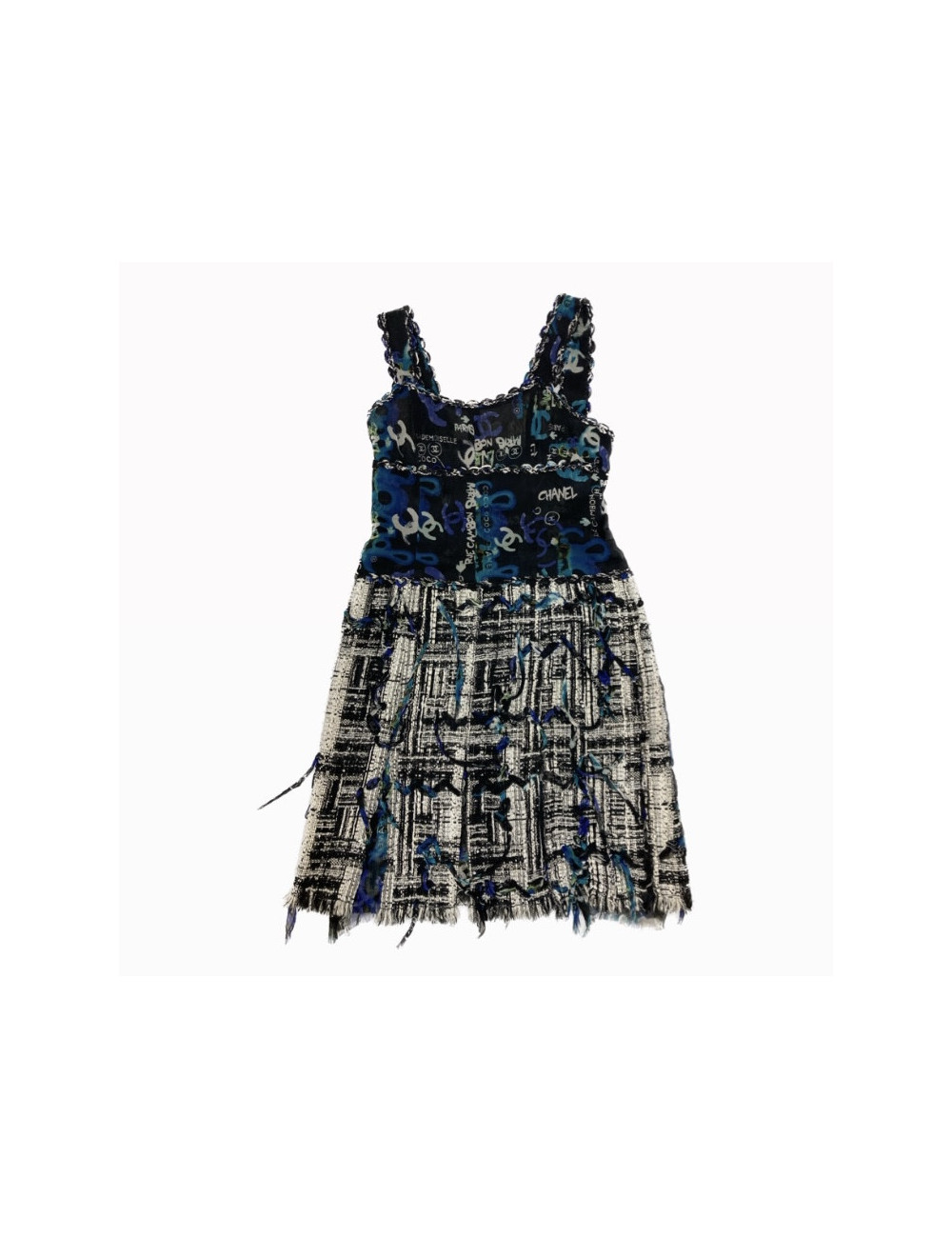 Robe T 42 CHANEL soie tweed