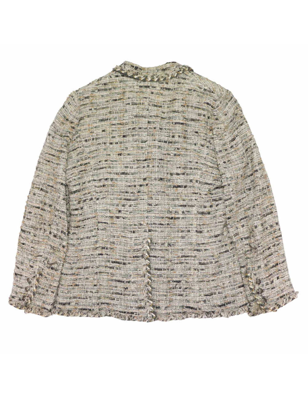 Veste tweed CHANEL grise