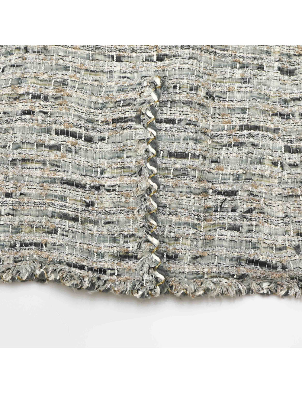 Veste tweed CHANEL grise