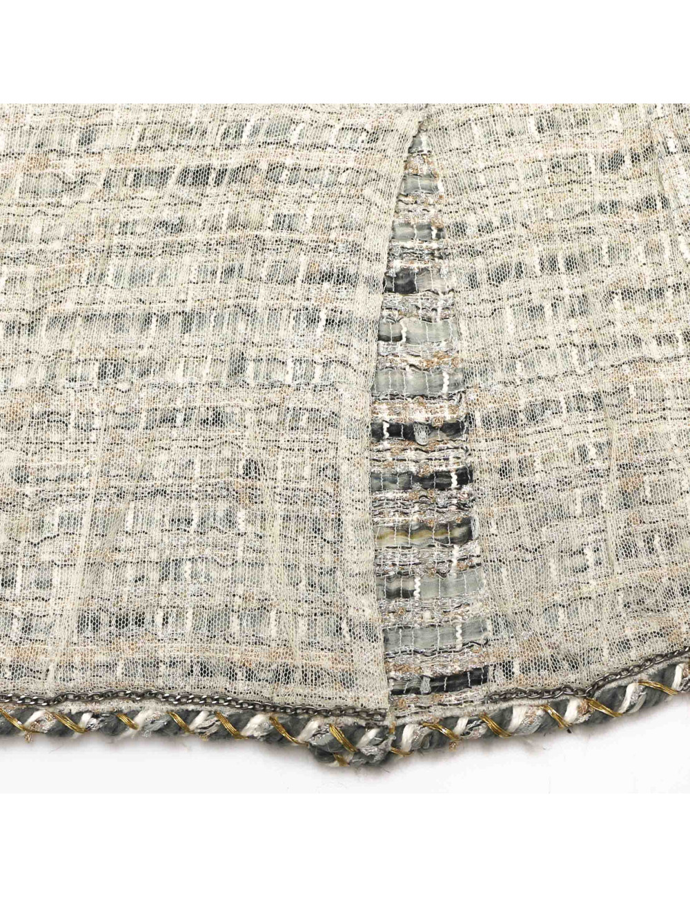 Veste tweed CHANEL grise