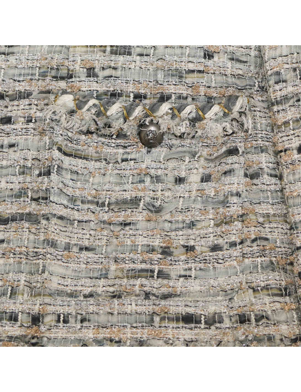 Veste tweed CHANEL grise