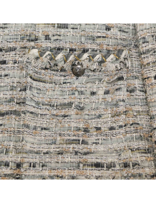 Veste tweed CHANEL grise