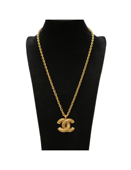 Broche vintage CC pendant