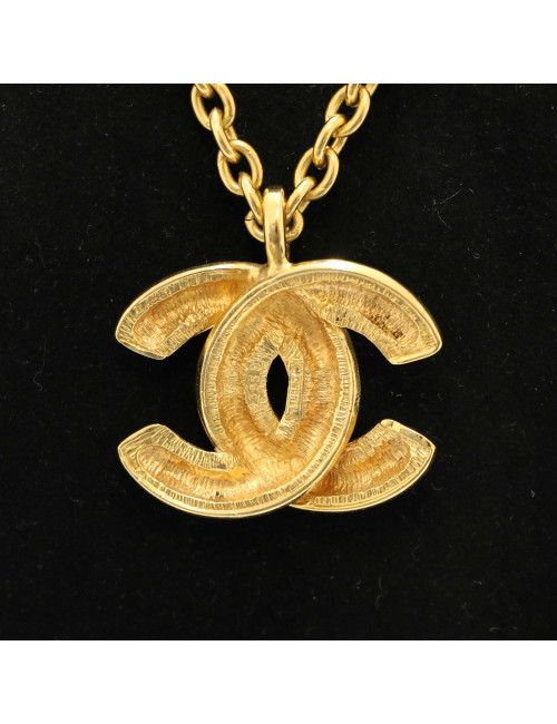 Collier Chanel matelassé vintage
