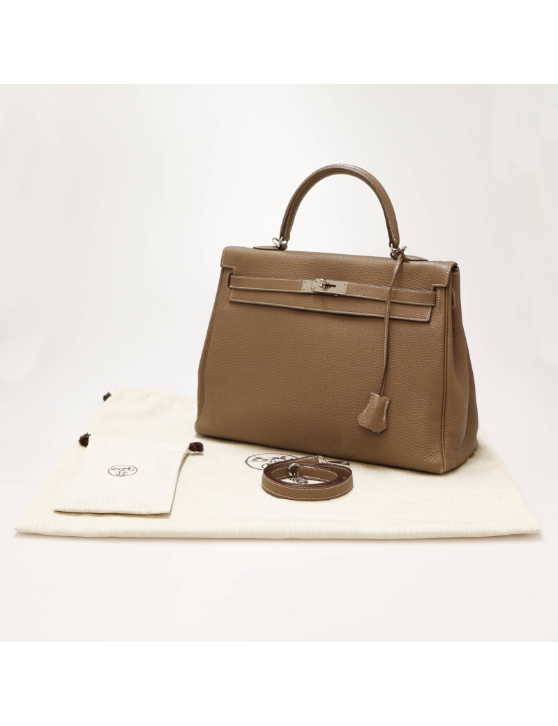 Kelly 35 HERMES togo étoupe