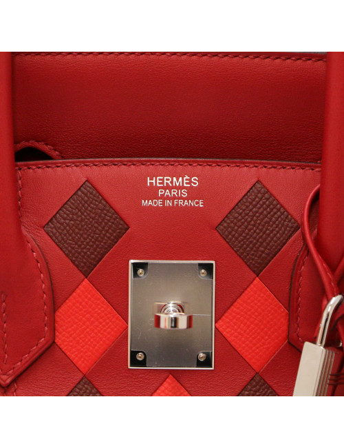 Hermes Birkin 35 with plaited Togo leather