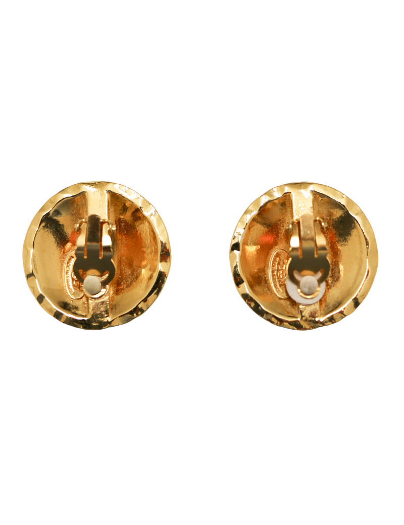 Vintage clips CHANEL dorés